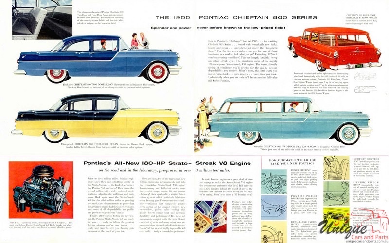 1955 Pontiac Brochure Page 1